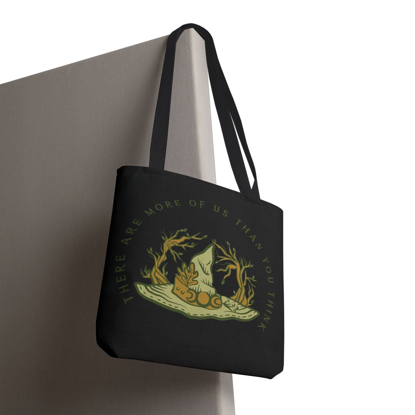 There are More of Us Than you Think Tote Bag, Halloween Tote, Witch Theme Bag, Occasional Gift, Spooky Accessory, Eco-Friendly Shopping Bag