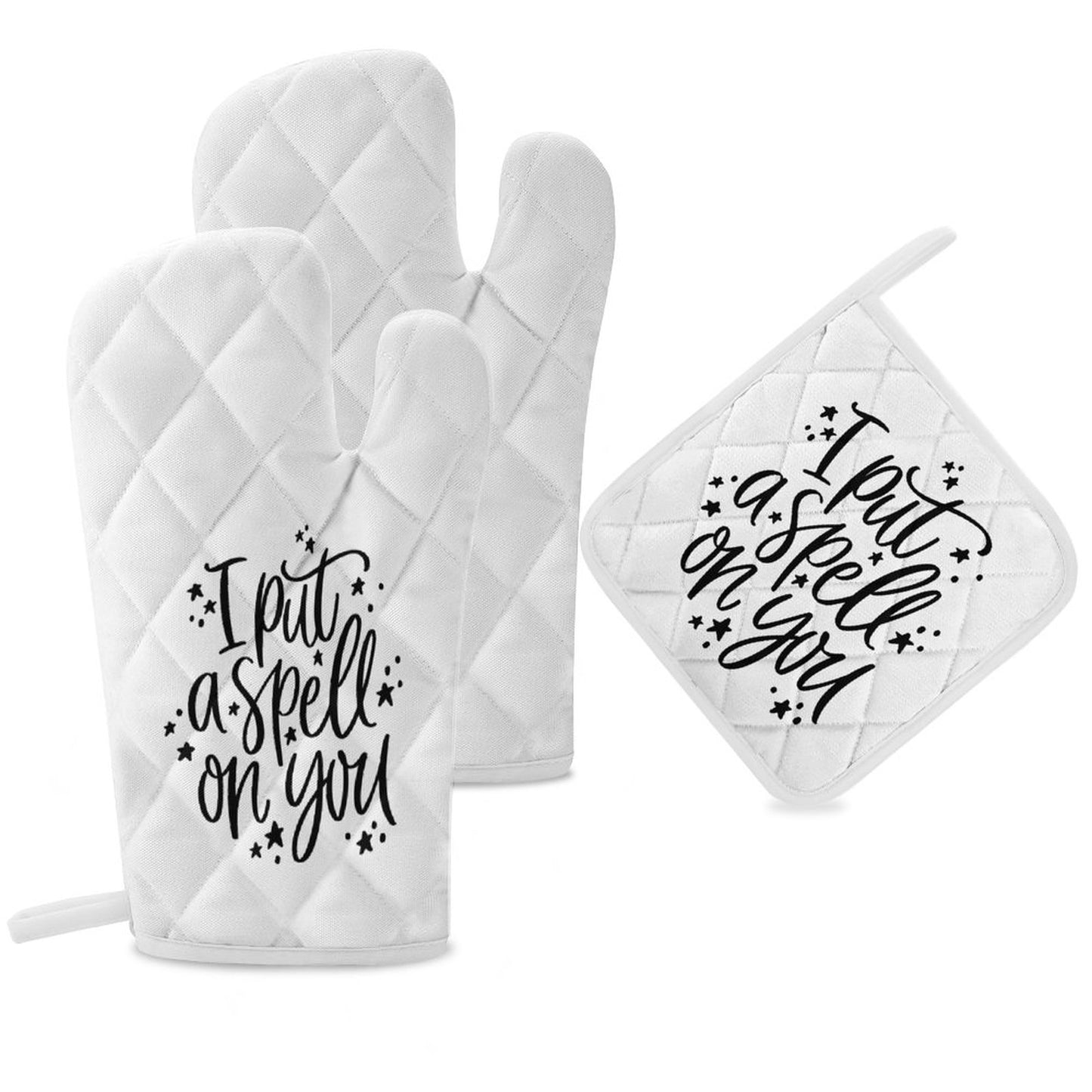 I Put a Spell on You Oven Mitts & Pot Holder Set of 3
