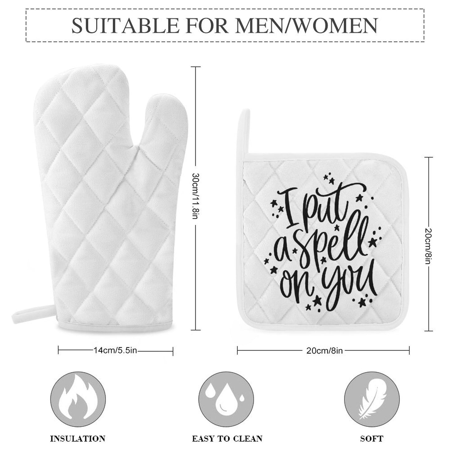 I Put a Spell on You Oven Mitts & Pot Holder Set of 3