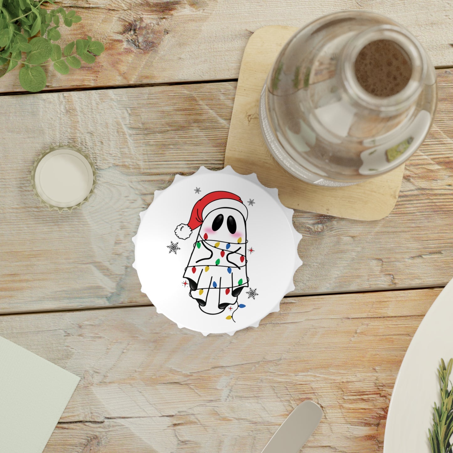 Xmas Ghost Bottle Opener