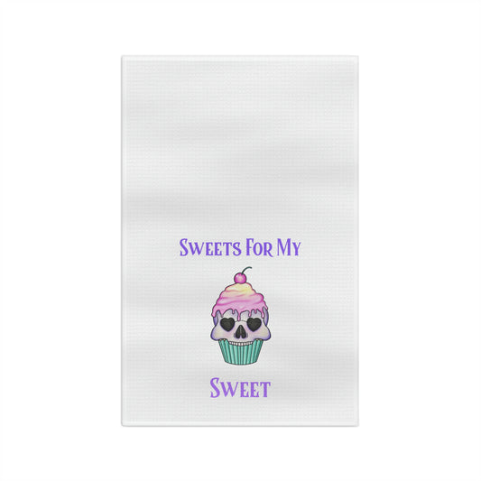 White Sweets Tea Towel - Witchy Kitchens