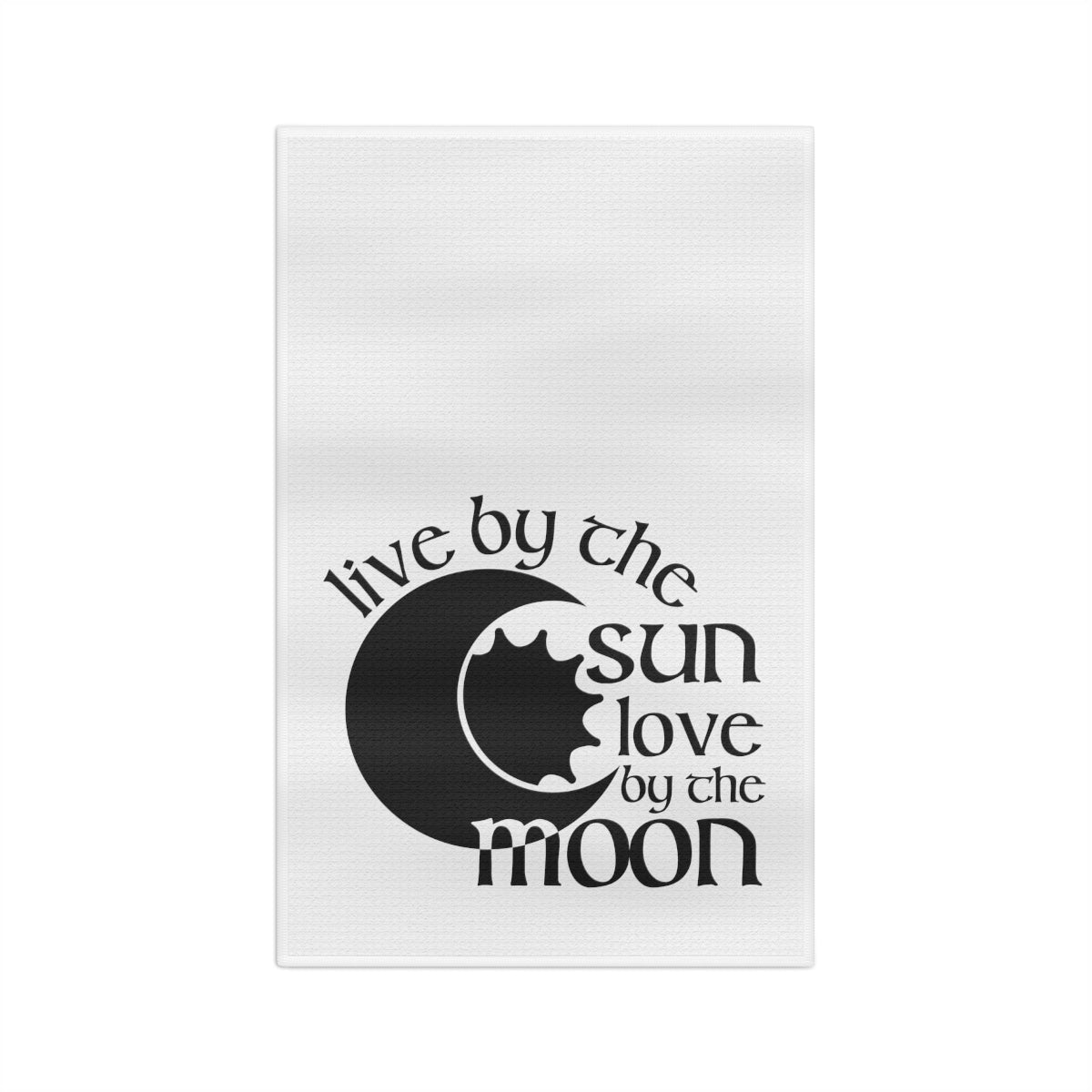 Live by the Sun Love by the Moon Tea Towel - Witchy Kitchens