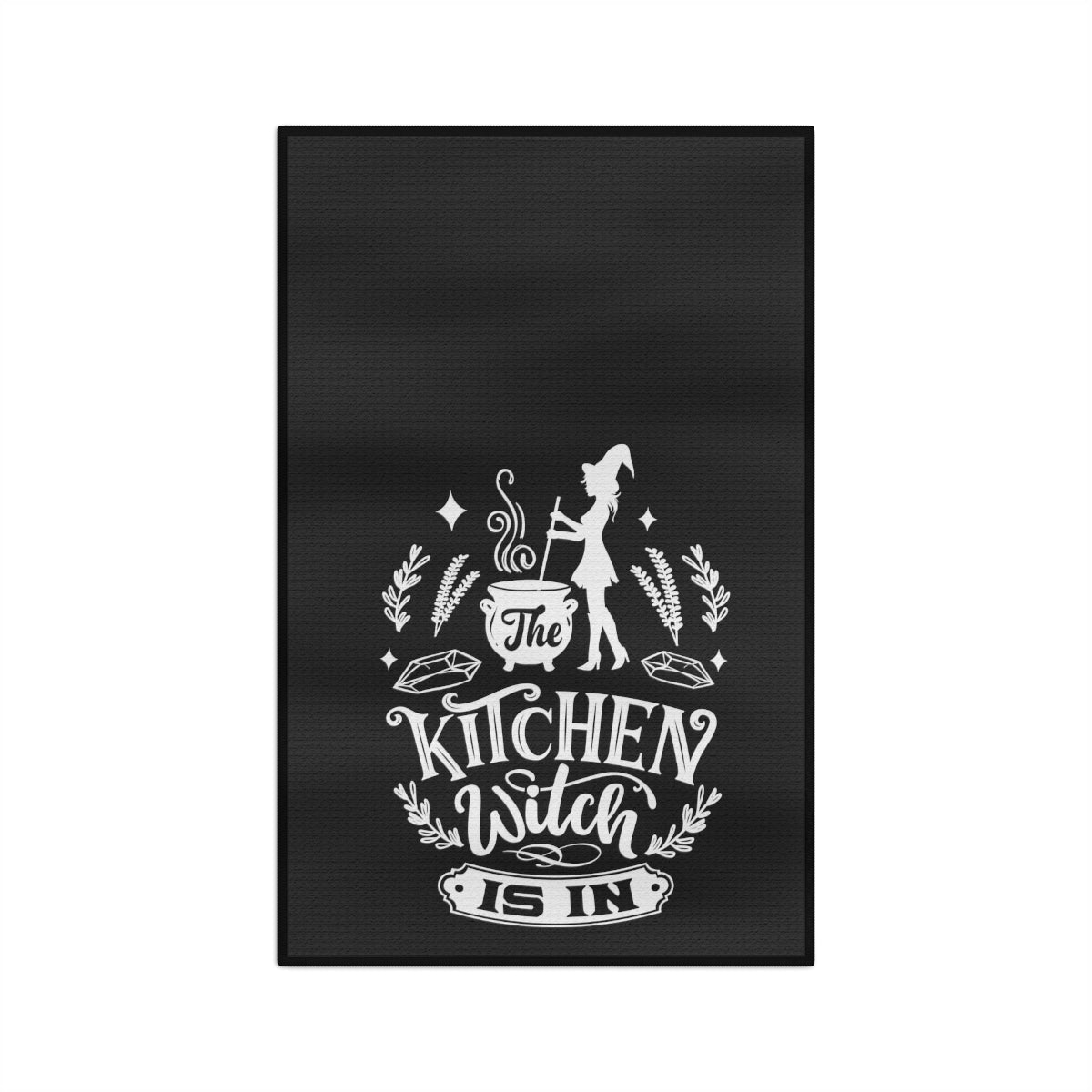 Kitchen Witch Is In Tea Towel - Witchy Kitchens