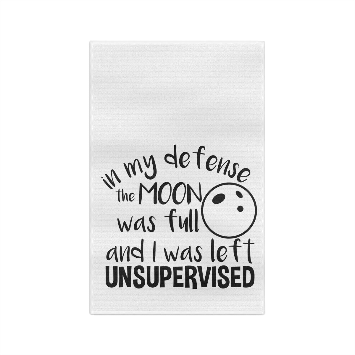 In My Defense Tea Towel - Witchy Kitchens