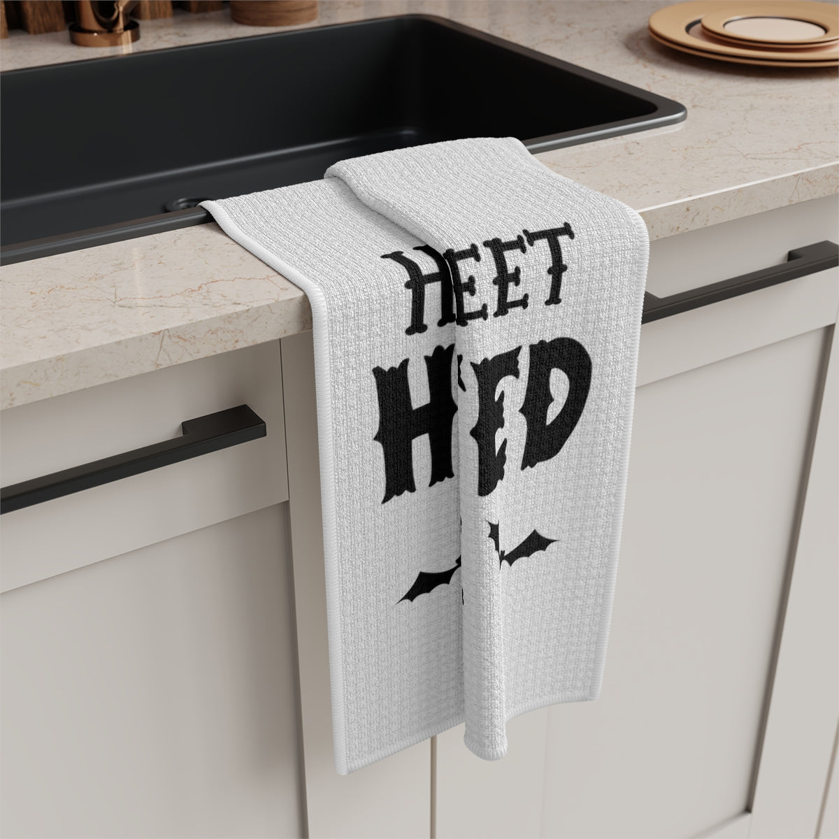 Home Sweet Haunted Home Tea Towel - Witchy Kitchens