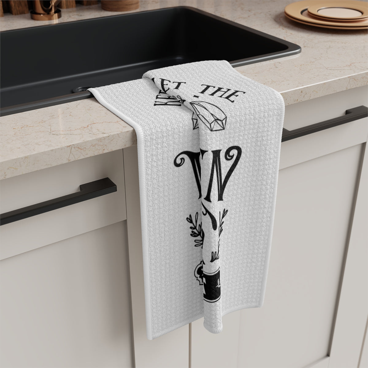 Keep Calm & Let the Kitchen Witch Handle it Tea Towel - Witchy Kitchens