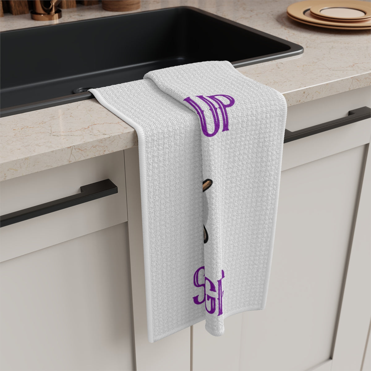 Stirring Up Some Magic Tea Towel - Witchy Kitchens