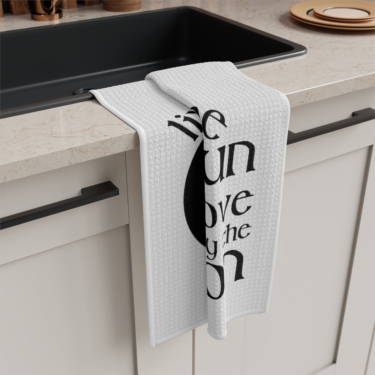 Live by the Sun Love by the Moon Tea Towel - Witchy Kitchens