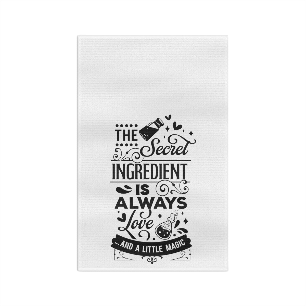 Secret Ingredient Tea Towel - Witchy Kitchens