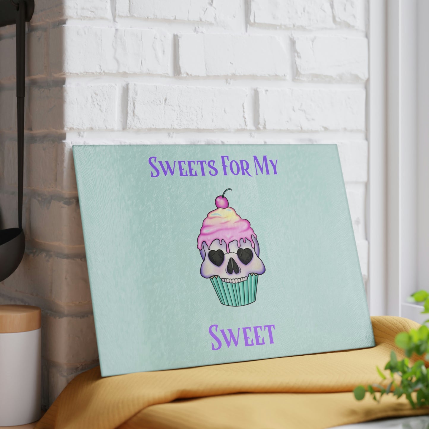 Sweets Glass Cutting Board - Witchy Kitchens