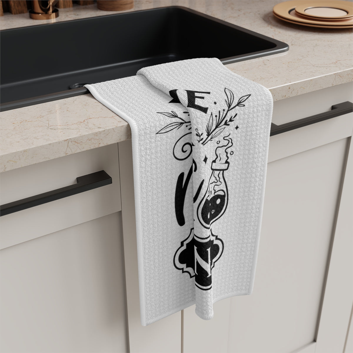 Magic Kitchen Tea Towel - Witchy Kitchens