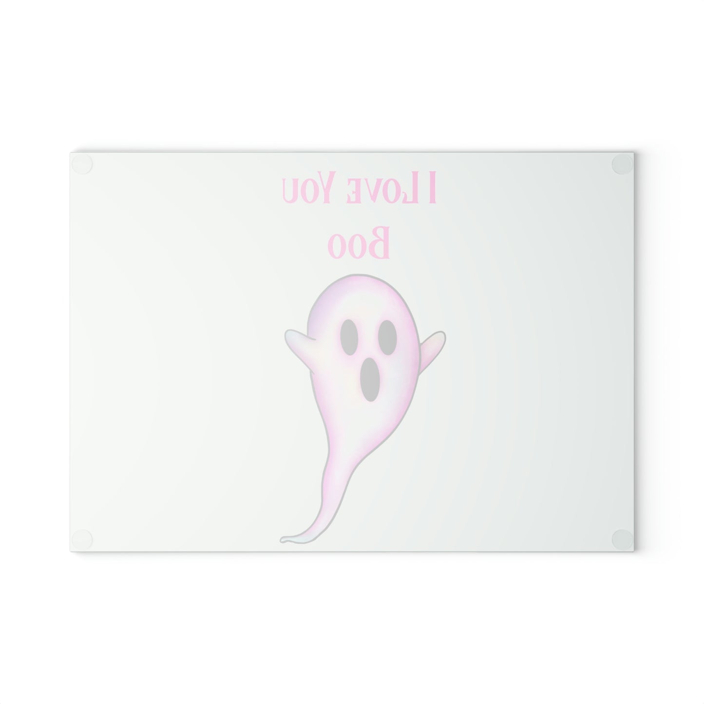 Boo Glass Cutting Board - Witchy Kitchens
