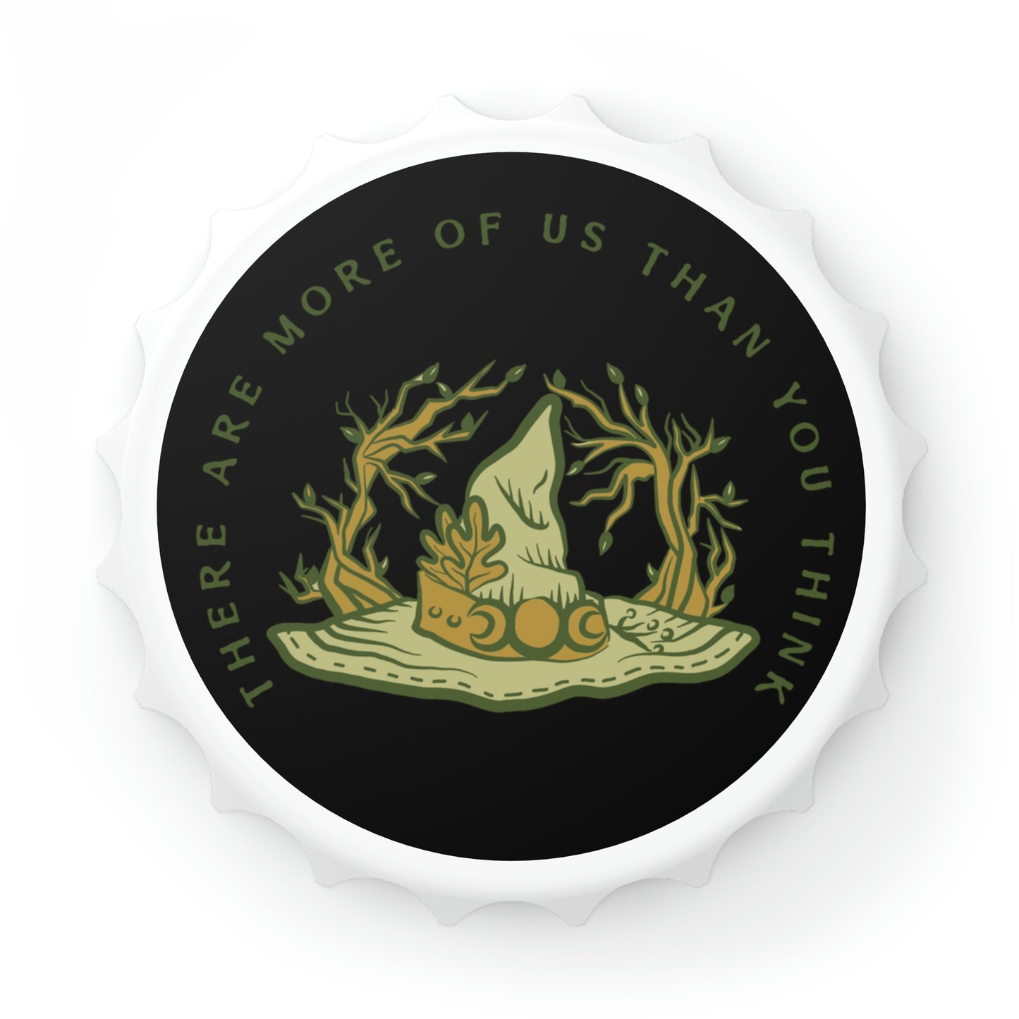 More of Us Than you Think Black Bottle Opener - Witchy Kitchens