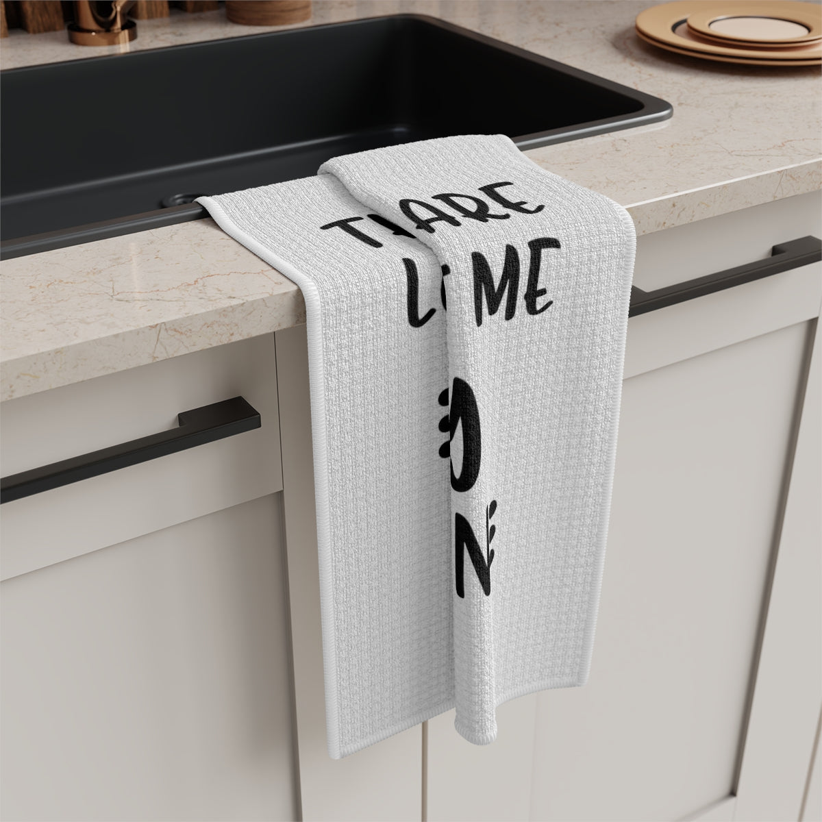 Dishes are Looking at Me Dirty Tea Towel - Witchy Kitchens