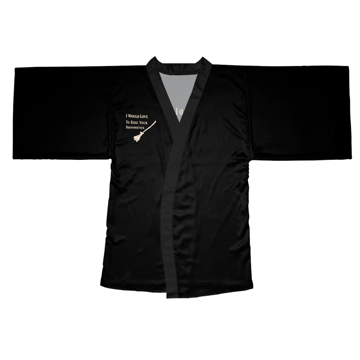 I'd Love to Ride Your Broomstick Black Robe - Witchy Kitchens