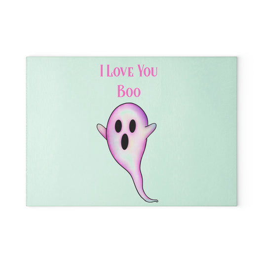 Boo Glass Cutting Board - Witchy Kitchens