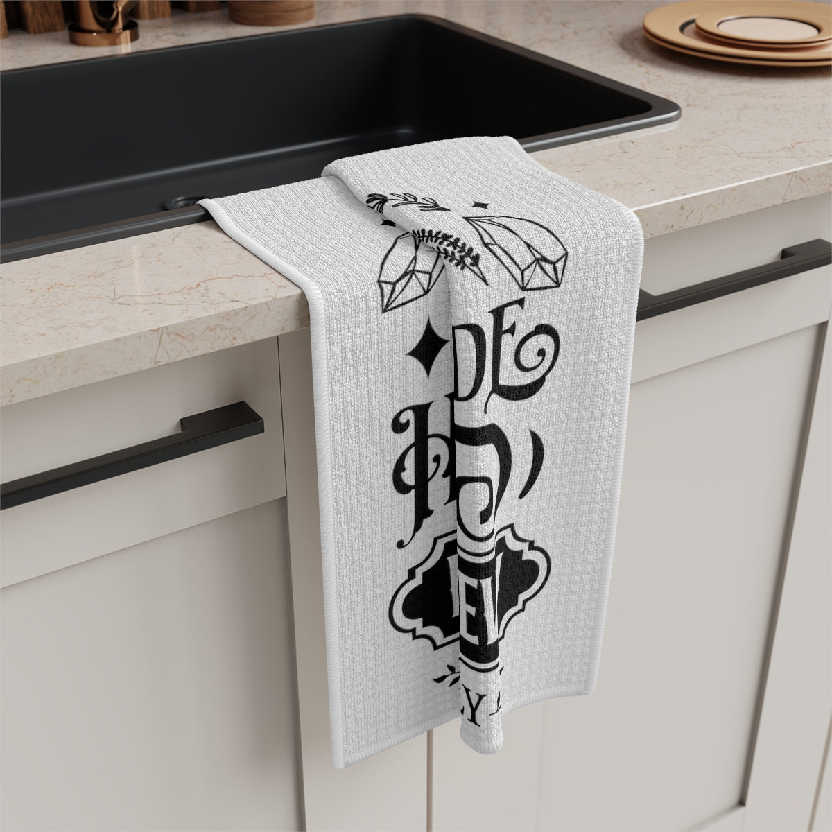 Homemade Witches Brew Tea Towel - Witchy Kitchens