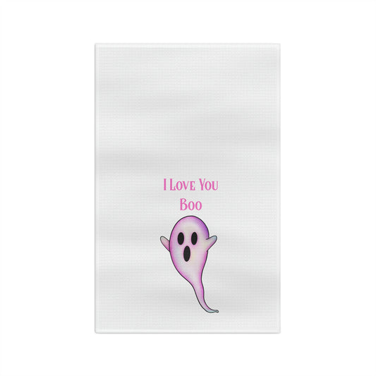 White Boo Tea Towel - Witchy Kitchens