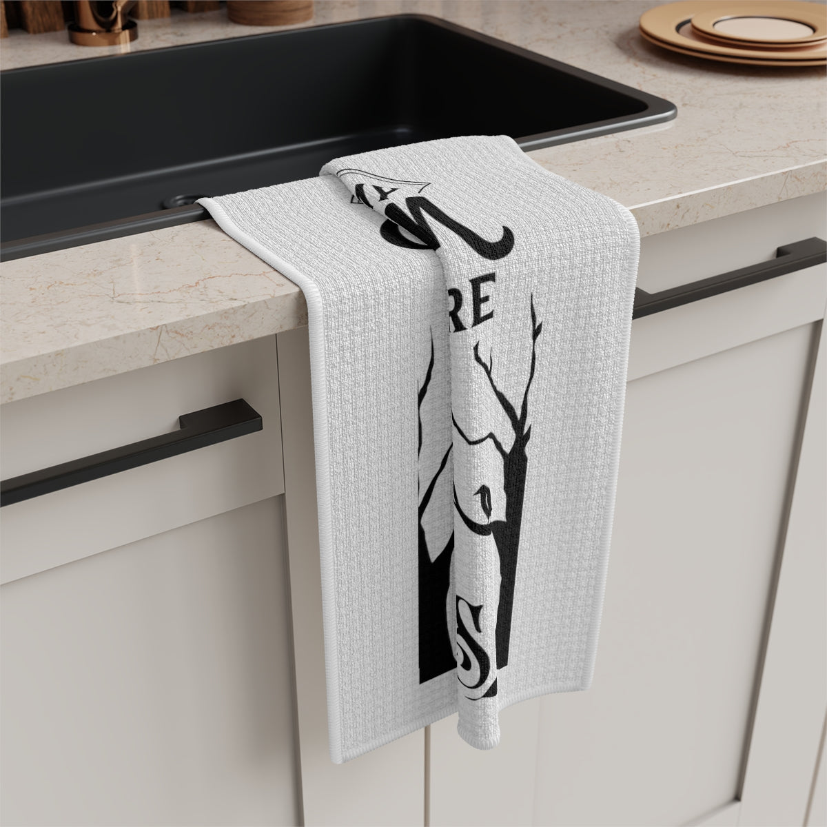 Where the Magic Begins Tea Towel - Witchy Kitchens