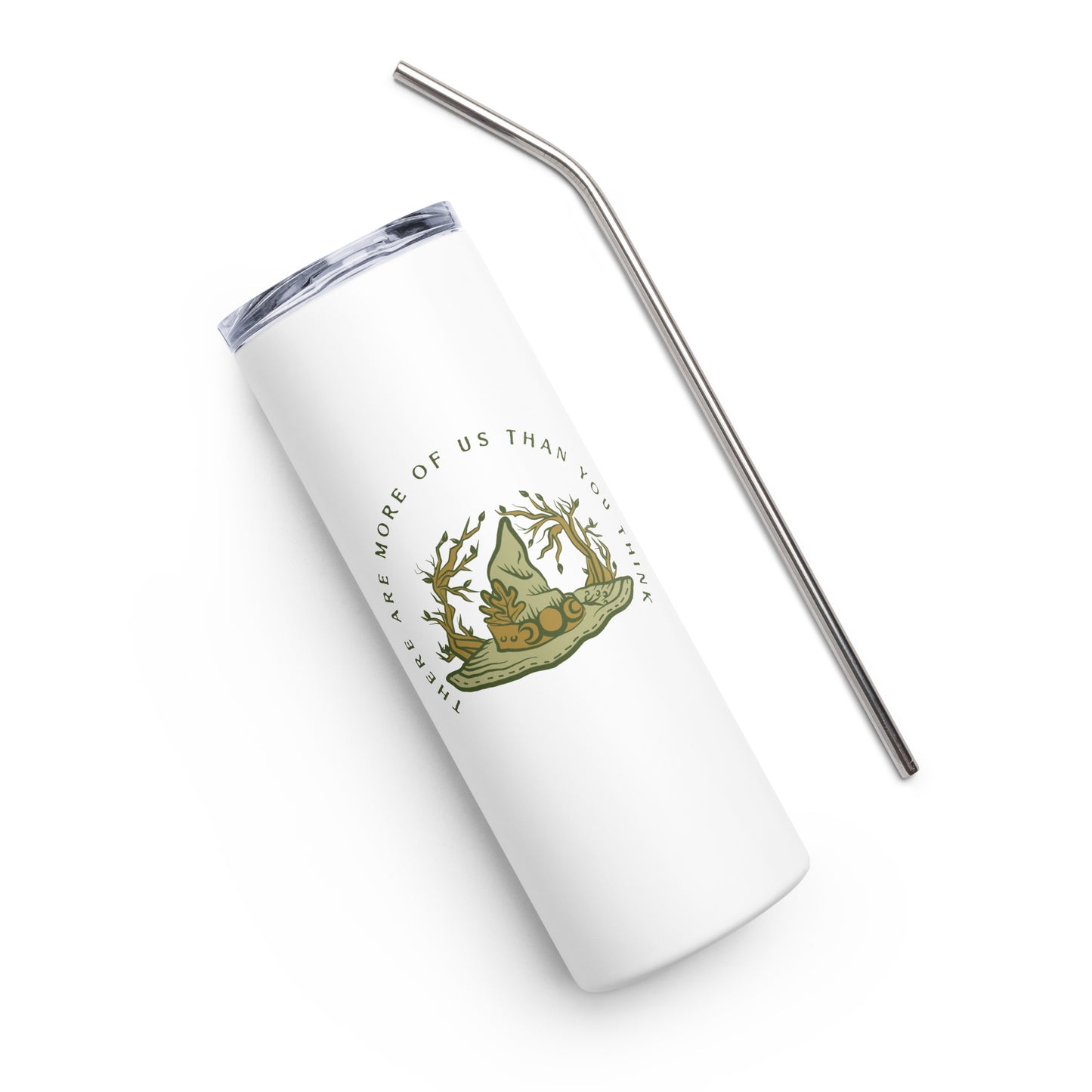 There are More of us then you Think Stainless steel tumbler - Witchy Kitchens