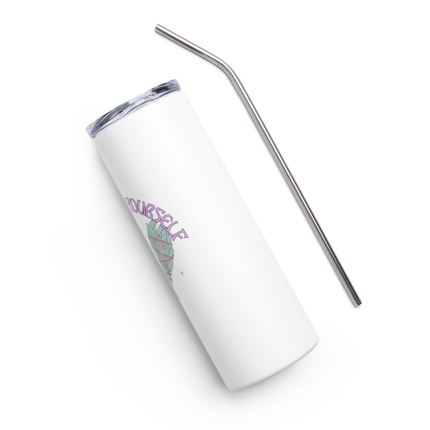 Go Smudge Yourself Stainless steel tumbler - Witchy Kitchens