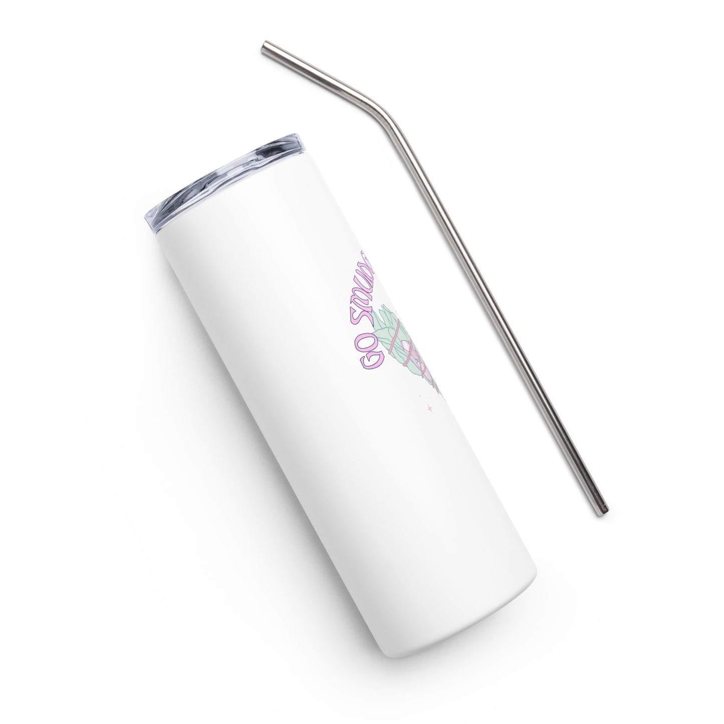 Go Smudge Yourself Stainless steel tumbler - Witchy Kitchens