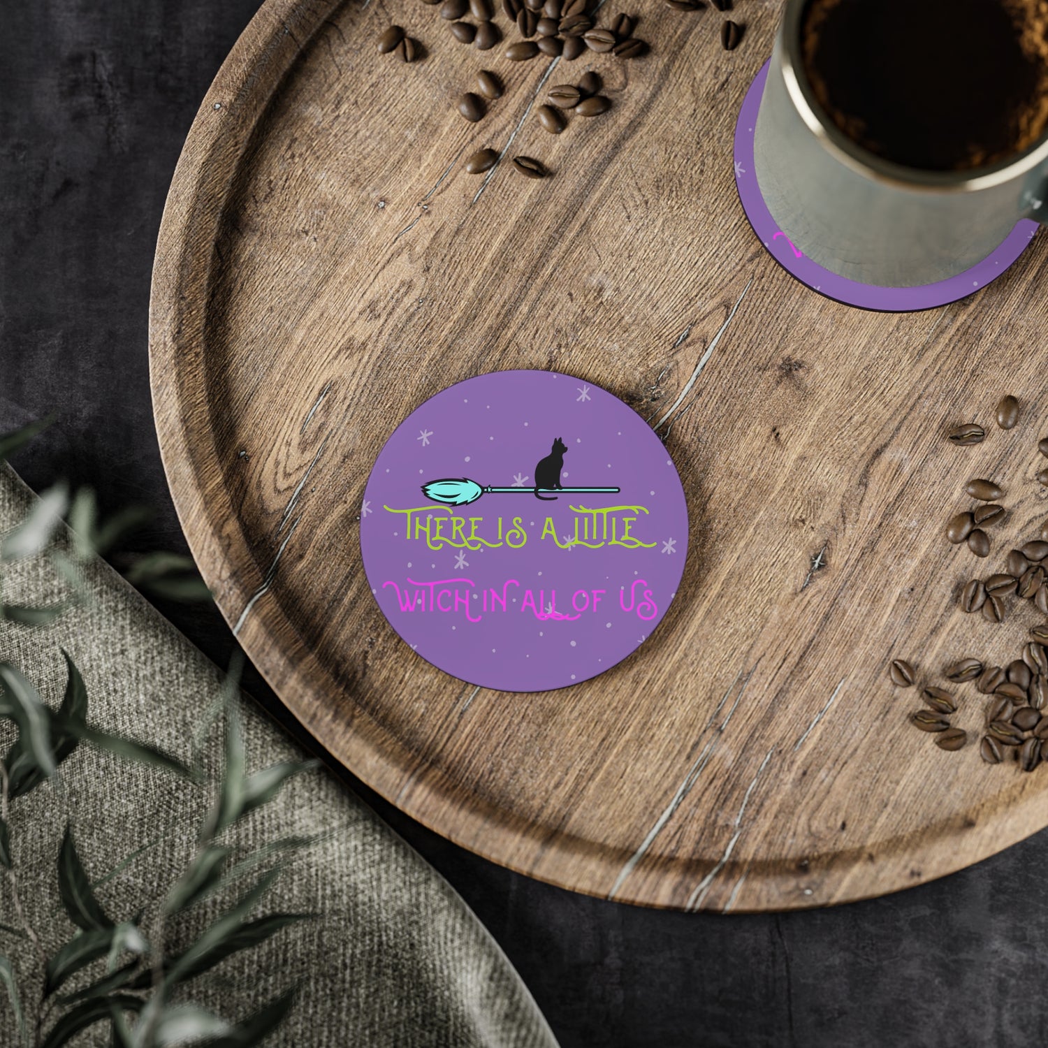 There is a Little Witch in All of Us Coasters - Witchy Kitchens