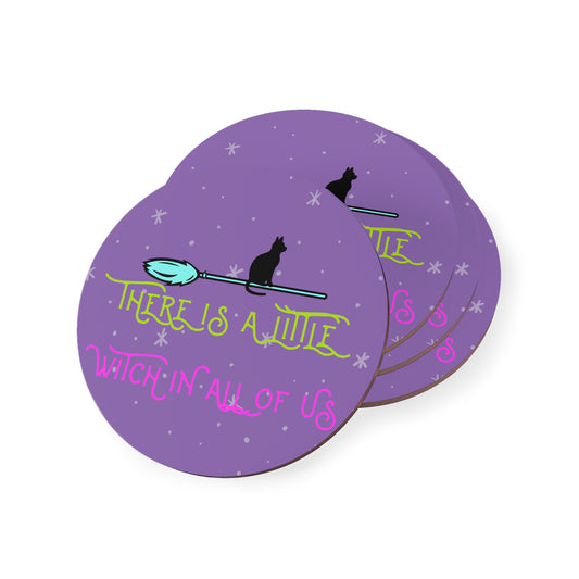 There is a Little Witch in All of Us Coasters - Witchy Kitchens
