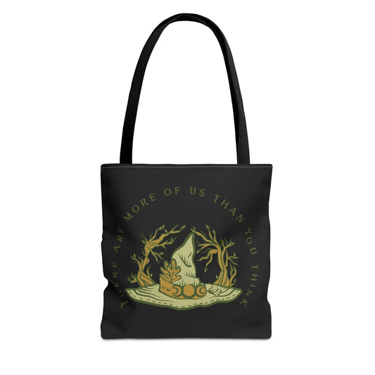 There are More of Us Than you Think Tote Bag, Halloween Tote, Witch Theme Bag, Occasional Gift, Spooky Accessory, Eco-Friendly Shopping Bag