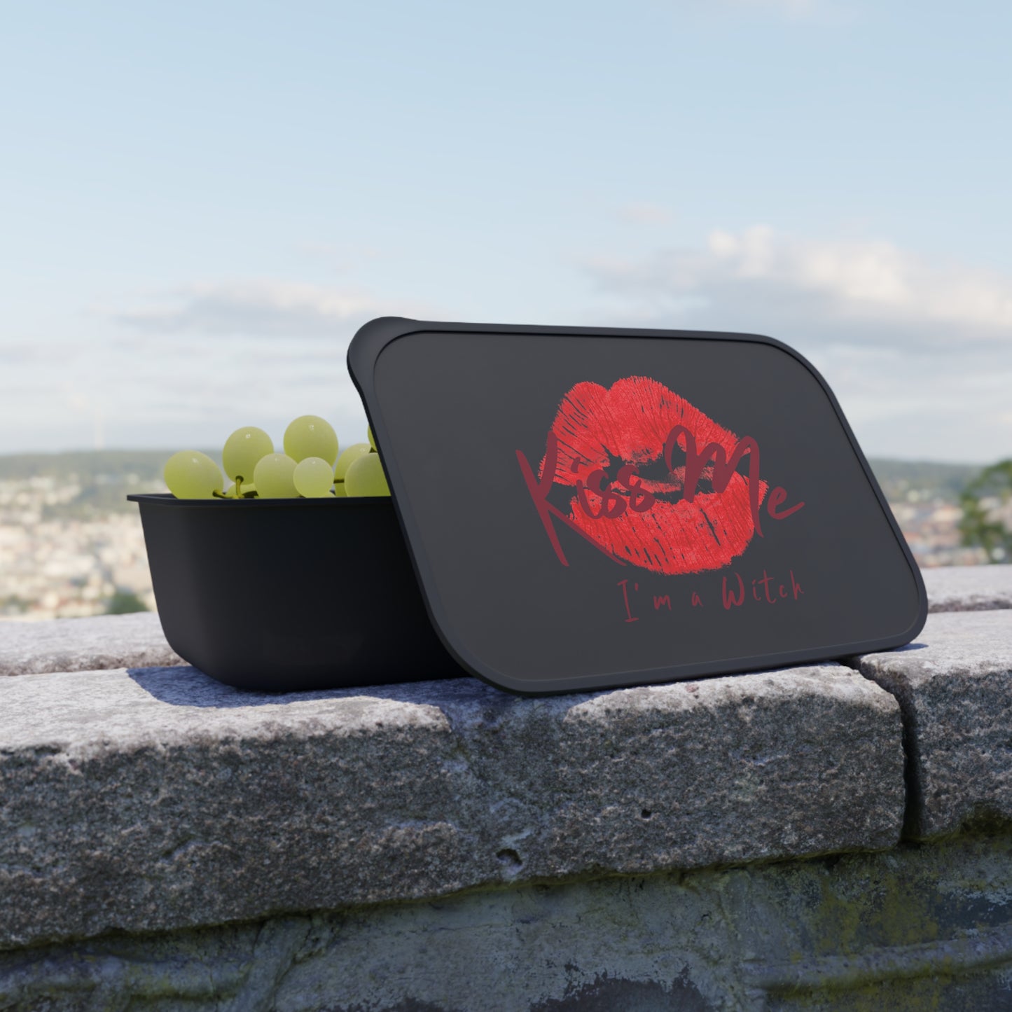 Bento Box- Kiss Me I'm A Witch Lunch Container - Witchy Kitchens