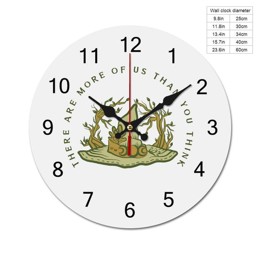 More of Us Wooden Wall Clock-9.84"x9.84"/ 25x25cm