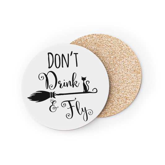 Don't Drink & Fly Coasters - Witchy Kitchens