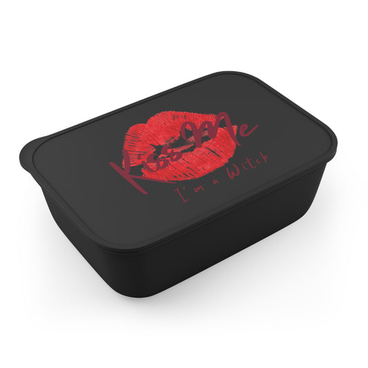 Bento Box- Kiss Me I'm A Witch Lunch Container - Witchy Kitchens