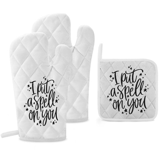 I Put a Spell on You Oven Mitts & Pot Holder Set of 3