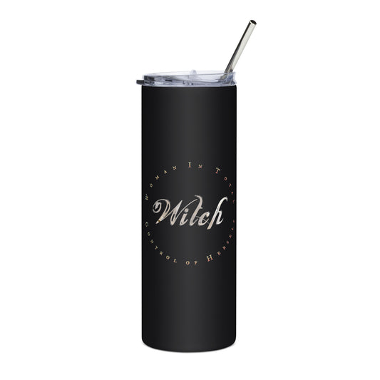 Witch Circle Stainless steel tumbler - Witchy Kitchens
