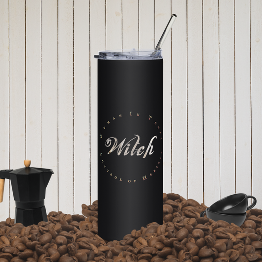 Witch Circle Stainless steel tumbler - Witchy Kitchens