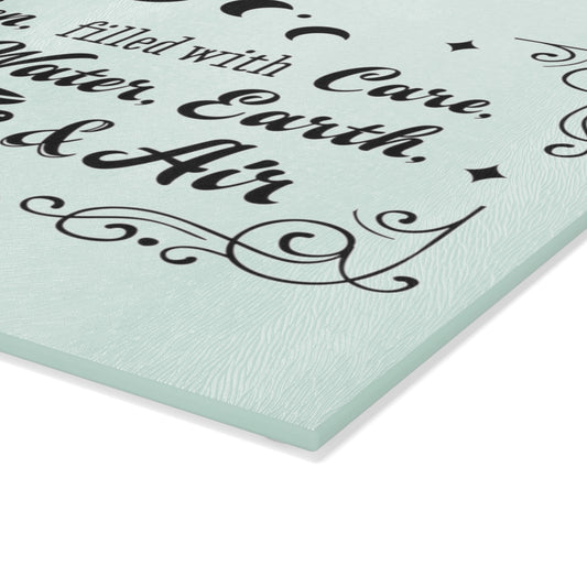 In My Kitchen Glass Cutting Board - Witchy Kitchens