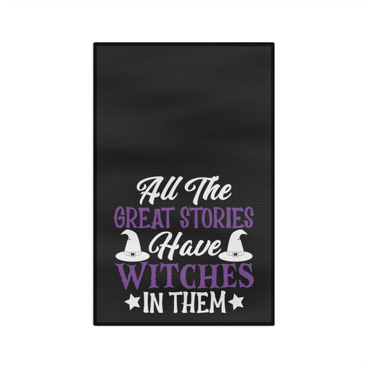All The Great Stories Tea Towel - Witchy Kitchens