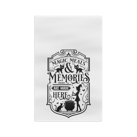 Magic Meals & Memories Tea Towel - Witchy Kitchens