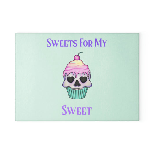 Sweets Glass Cutting Board - Witchy Kitchens