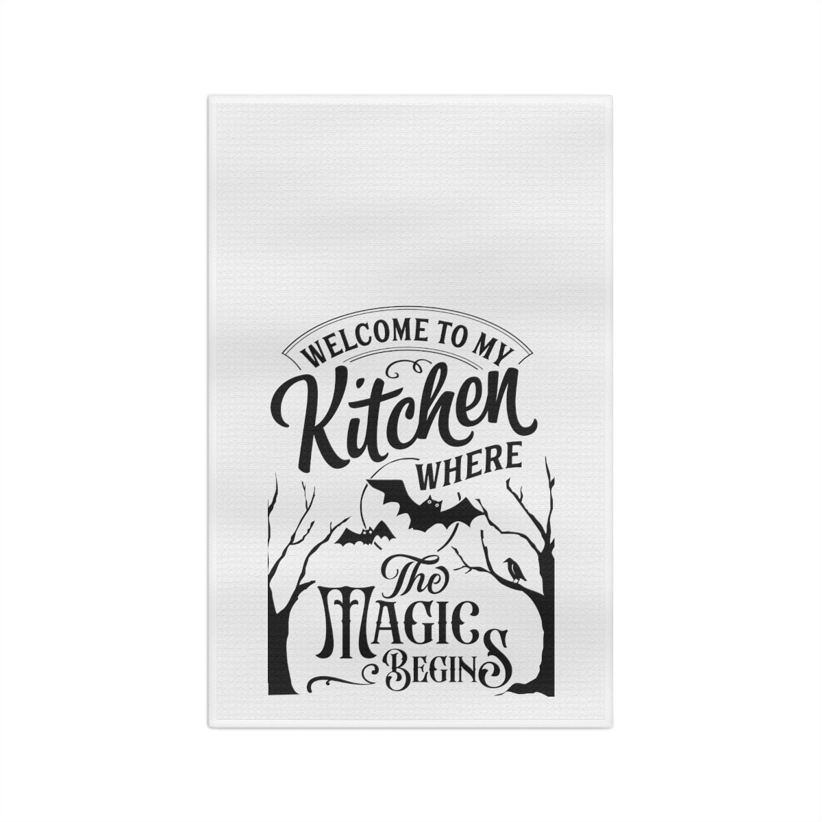 Where the Magic Begins Tea Towel - Witchy Kitchens