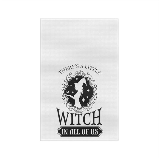 There's a Little Witch in All of Us Tea Towel - Witchy Kitchens
