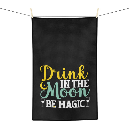 Drink In The Moon Tea Towel - Witchy Kitchens