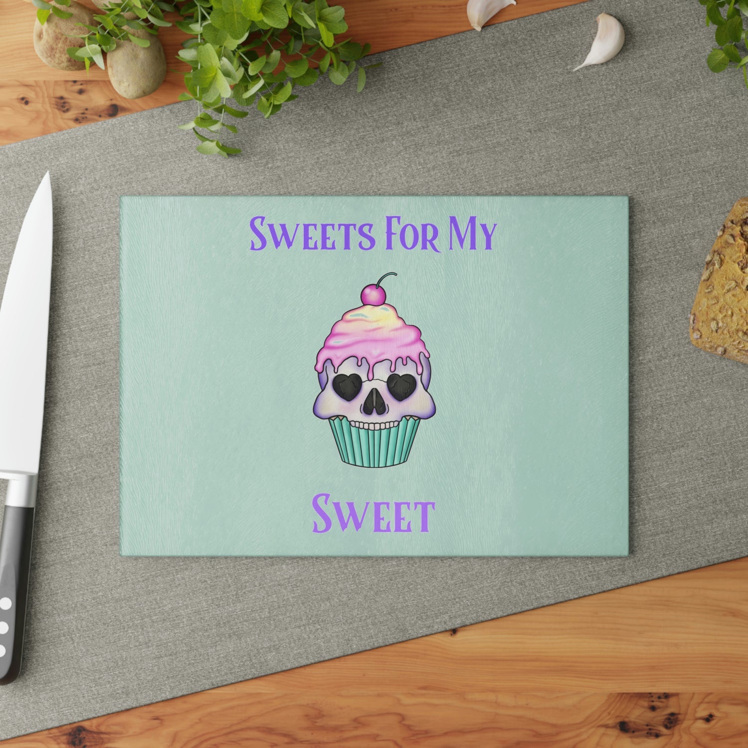 Sweets Glass Cutting Board - Witchy Kitchens