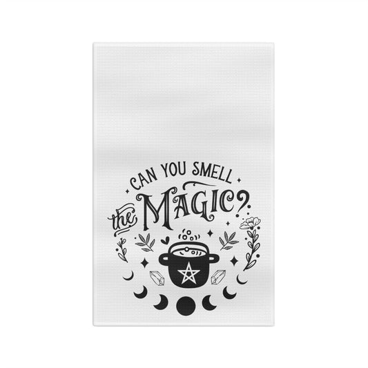 Can You Smell The Magic Tea Towel - Witchy Kitchens