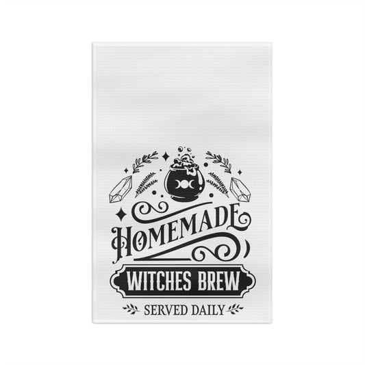 Homemade Witches Brew Tea Towel - Witchy Kitchens