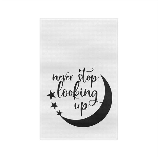 Never Stop Looking Up Tea Towel - Witchy Kitchens