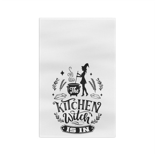 The Kitchen Witch Is In Tea Towel - Witchy Kitchens