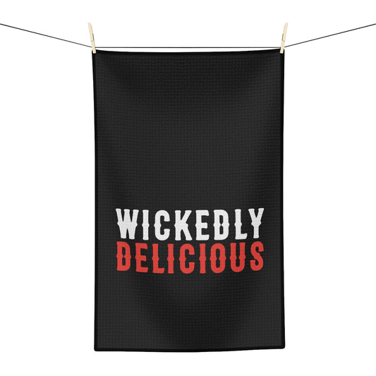 Wickedly Delicious Tea Towel - Witchy Kitchens