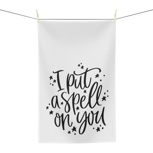 I Put a Spell on You Tea Towel - Witchy Kitchens
